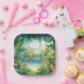 Schattige Dinosaurus Papier Bord (Feest)