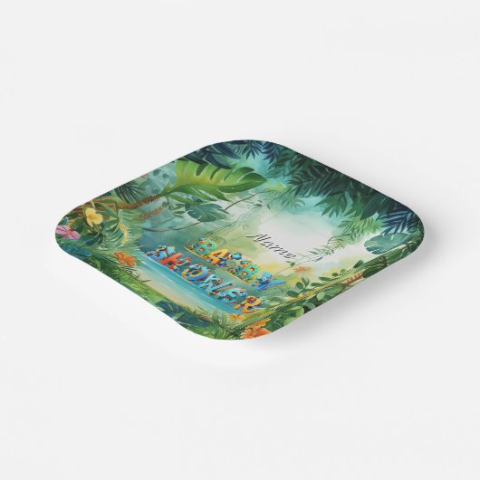 Schattige Dinosaurus Papier Bord (Gebogen)