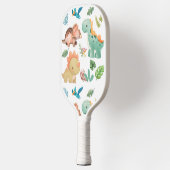 Schattige Dinosaurus Pickleball Paddle (Links)
