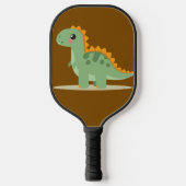 schattige dinosaurus pickleball paddle (Voorkant)