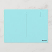 Schattige dinosaurus-tractor Regenboog B2S School  Briefkaart (Achterkant)