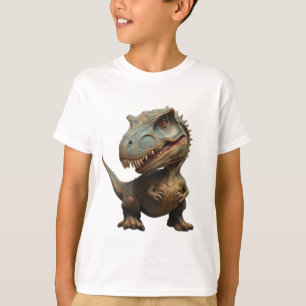 Schattige dinosaurus trex t-shirt