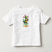 Schattige Dinosaurus Verjaardag Shirt voor 4-jarig (Voorkant)