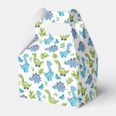 schattige dinosauruspartij bedankdoosjes (Achterkant)