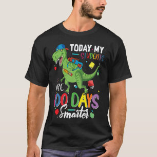Schattige Dinosaurussen 100 Dagen School Pre K Ler T-shirt