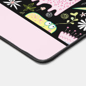 Schattige Dinosaurussen Patroon Script Ik Hou Van  Bureaumat (Hoek)