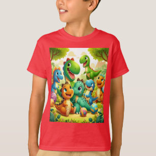 schattige dinosaurussen t-shirt