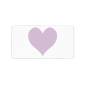 Schattige distelhart etiket (Voorkant)