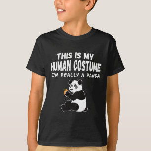 Schattige dit is mijn menselijke kostuum ik ben ec t-shirt
