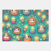 Schattige Diwali Inpakpapier Vel (Voorkant 2)