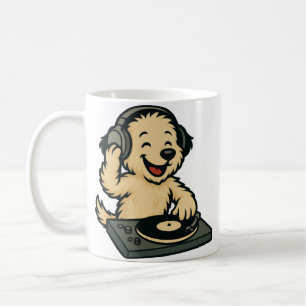 Schattige DJ-hond met koptelefoon � Leuk geschenk Koffiemok