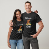 Schattige Dobermann Moeder Zonnebloem Hond Moeder T-shirt (Unisex)