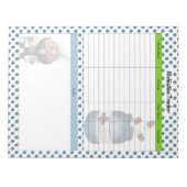 Schattige Doctor Gnome Medicatie Tracker Notitieblok (Voorkant)