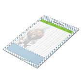 Schattige Doctor Gnome Theme Hoofdpijn Tracker Notitieblok (Schuin)