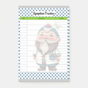 Schattige Doctor Gnome Theme Symptom Tracker Post-it® Notes