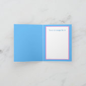 Schattige Doctor unicorn bericht toevoegen Kaart (Binnen)