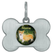 Schattige Dog Art Corgi benoemd