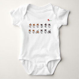 Schattige Dog Baby Bodysuit
