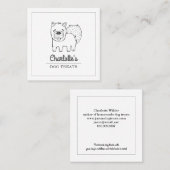 Schattige Dog Bakery Visitekaartje (Voorkant / Achterkant)