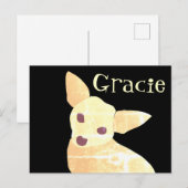 Schattige Dog Chihuahua Fun Whimsical Briefkaart (Voorkant / Achterkant)