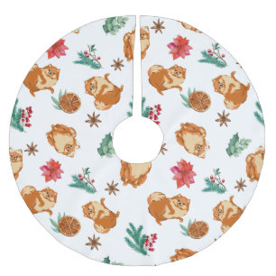 Schattige Dog Christmas Tree Rok Kerstboom Rok