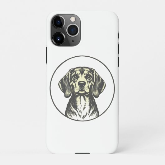 "Schattige Dog Design iPhone 11 Pro Max Hoesje iPhone Hoesje (Achterkant)