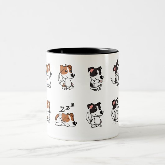 Schattige Dog Design Keramische Mok (Center)