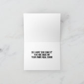 Schattige Dog Get Well Wenskaart Kaart (Binnen)