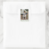 Schattige Dog Ik heb een Smore Sticker nodig (Tas)