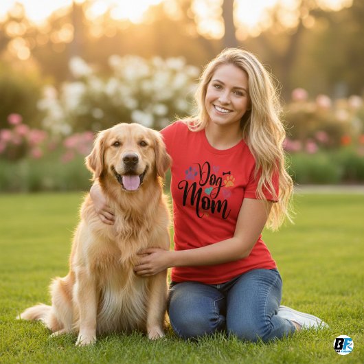 Schattige Dog Mam Quote T-shirt