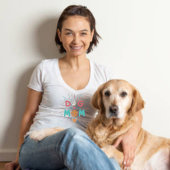 Schattige Dog Mam Quote T-shirt