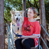 Schattige Dog Mam Quote T-shirt