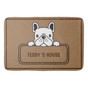 Schattige Dog Pet Welkom Home party DIY naam Badmat