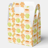 Schattige Dog Toys Pattern Design Favor Box Bedankdoosjes (Geopend)