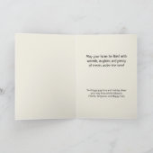 Schattige Dogs Christmas Folded Holiday Kaart (Binnen)