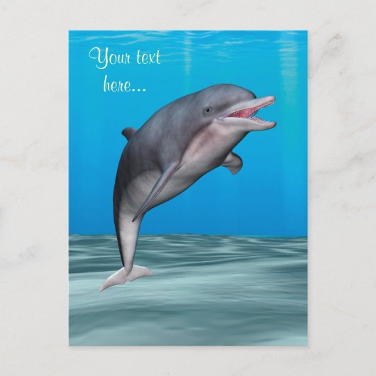 Schattige dolfijn briefkaart (Voorkant)