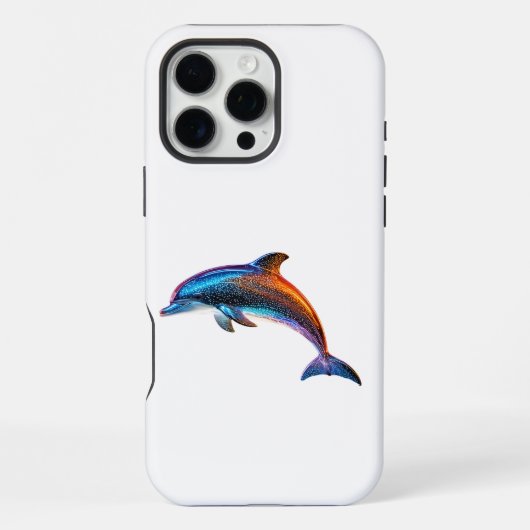 Schattige Dolfijn iPhone Hoesje (Achterkant)