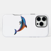 Schattige Dolfijn iPhone Hoesje (Achterkant horizontaal)