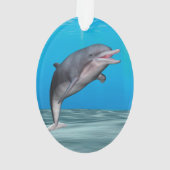 Schattige dolfijn ornament (achterkant)