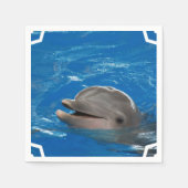 schattige dolfijn servet (Voorkant)