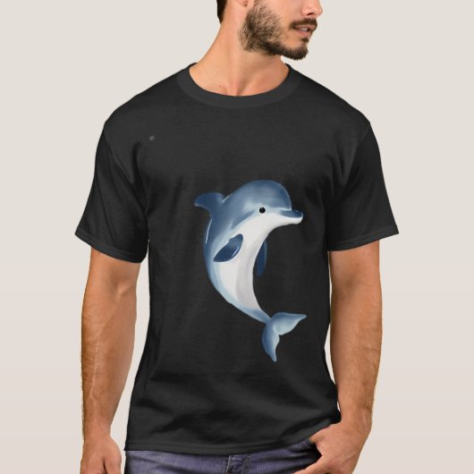 Schattige dolfijn t-shirt (Voorkant)