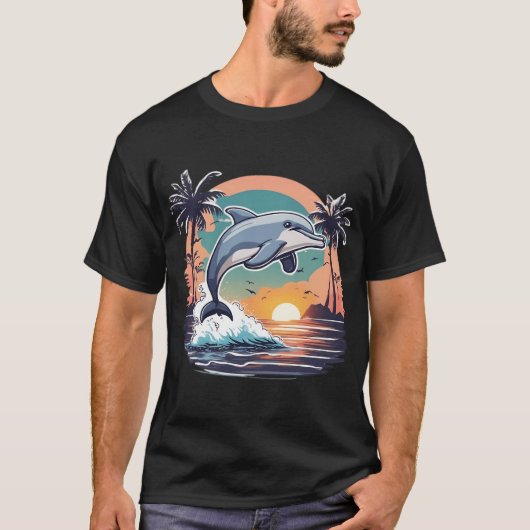 Schattige dolfijn t-shirt (Voorkant)