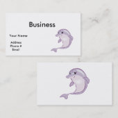 schattige dolfijn visitekaartje (Voorkant / Achterkant)