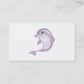 schattige dolfijn visitekaartje (Achterkant)