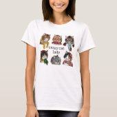Schattige Dolle Katvrouw – Grappige Kattenliefhebb T-shirt (Voorkant)