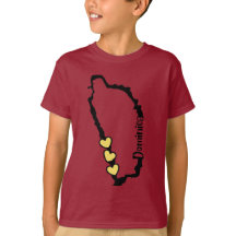 schattige Dominica kaart