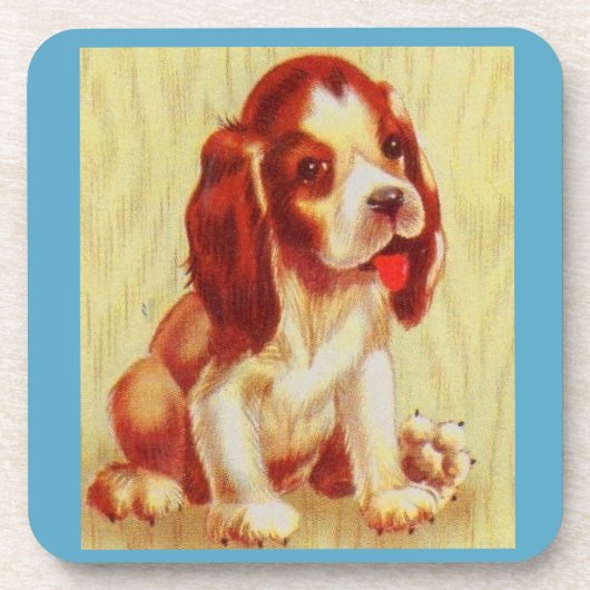 schattige dommerik drankjes onderzetter (Voorkant)