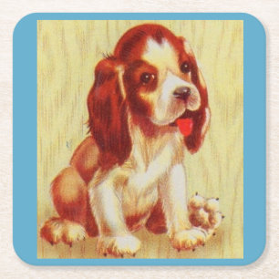 schattige dommerik kartonnen onderzetters