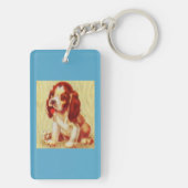 schattige dommerik sleutelhanger (achterkant)