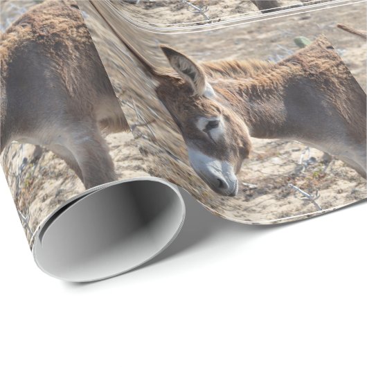 Schattige Donkey Cadeaupapier (Rol Hoek)